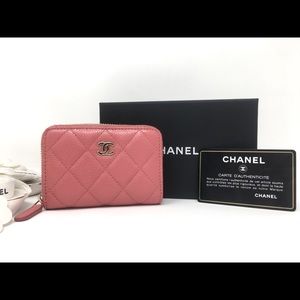 SOLD💕 Chanel 18S Pink GHW Zippy Wallet